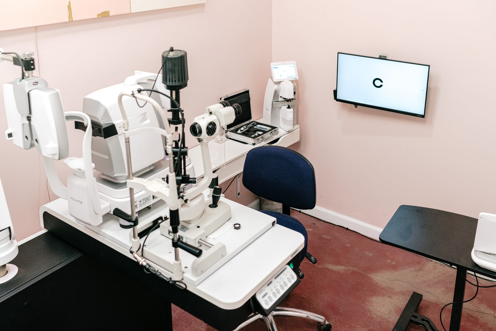 Revival eye exam room