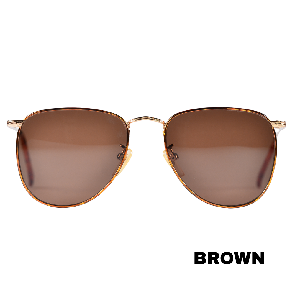 1980s Blocker in Deep Brown