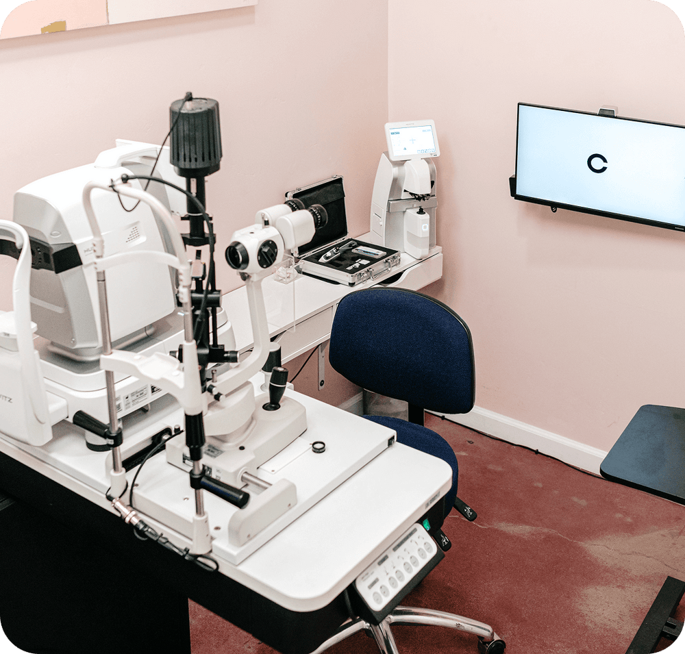 eye exam room