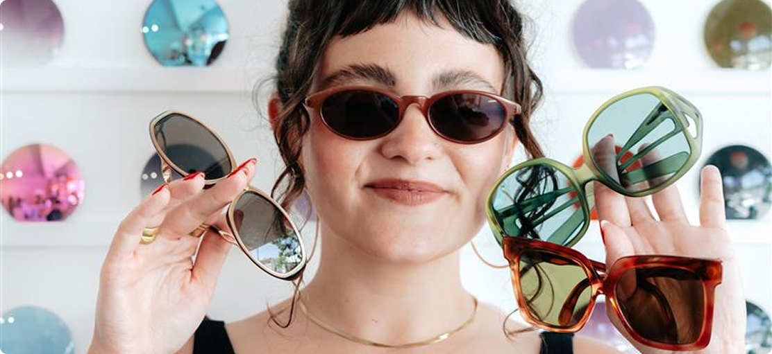 Sunglass and non-prescription lens options at Revival